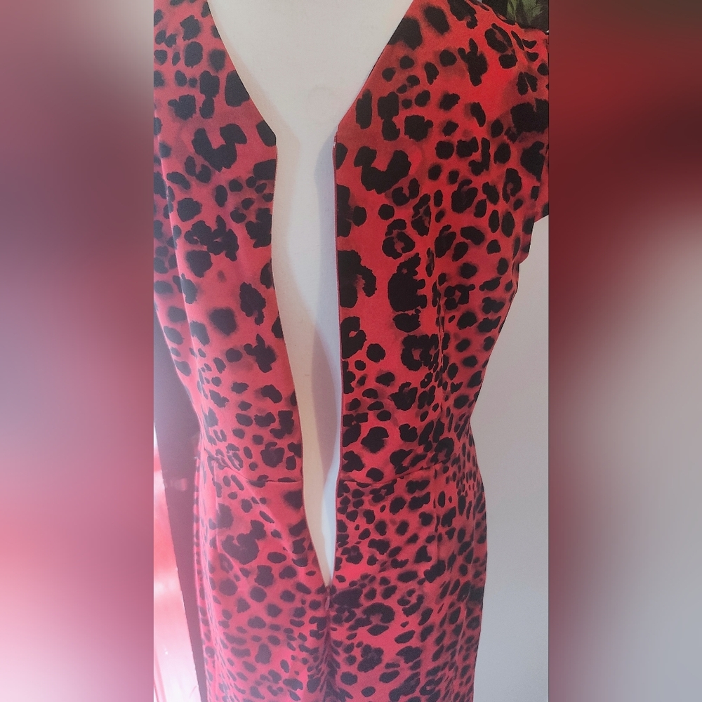 Betsey Johnson Red and Black Mini Dress - Picture 6 of 13